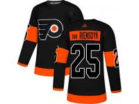 Youth Adidas Philadelphia Flyers #25 James Van Riemsdyk Black Alternate Authentic NHL Jersey