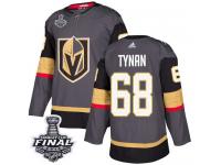 Youth Adidas Vegas Golden Knights #68 T.J. Tynan Gray Home Authentic 2018 Stanley Cup Final NHL Jersey