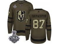 Youth Adidas Vegas Golden Knights #87 Vadim Shipachyov Green Authentic Salute to Service 2018 Stanley Cup Final NHL Jersey