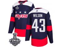 Youth Adidas Washington Capitals #43 Tom Wilson Navy Blue Authentic 2018 Stadium Series 2018 Stanley Cup Final NHL Jersey