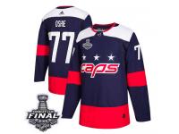 Youth Adidas Washington Capitals #77 T.J. Oshie Navy Blue Authentic 2018 Stadium Series 2018 Stanley Cup Final NHL Jersey
