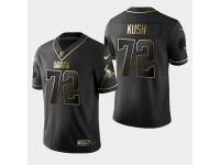 Youth Cleveland Browns #72 Eric Kush Golden Edition Vapor Untouchable Limited Jersey - Black