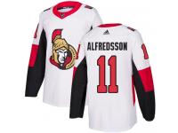 Youth Daniel Alfredsson Authentic White Reebok Jersey NHL Ottawa Senators #11 Away