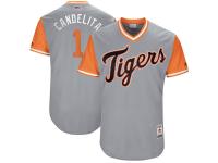 Youth Detroit Tigers Jose Iglesias Candelita Majestic Gray 2017 Players Weekend Jersey
