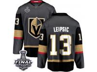 Youth Fanatics Branded Vegas Golden Knights #13 Brendan Leipsic Black Home Breakaway 2018 Stanley Cup Final NHL Jersey