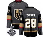 Youth Fanatics Branded Vegas Golden Knights #28 William Carrier Black Home Breakaway 2018 Stanley Cup Final NHL Jersey