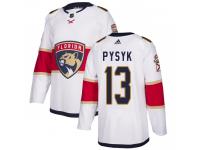 Youth Florida Panthers #13 Mark Pysyk Reebok White Away Authentic NHL Jersey