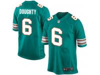 Youth Game Brandon Doughty #6 Nike Aqua Green Alternate Jersey - NFL Miami Dolphins