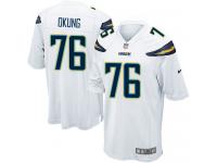 Youth Game Russell Okung #76 Nike White Road Jersey - NFL Los Angeles Chargers