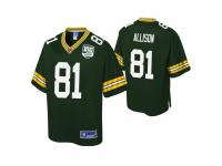 Youth Green Bay Packers Geronimo Allison Green 100th Anniversary Pro Line Jersey