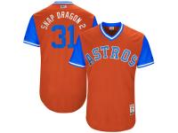 Youth Houston Astros Collin McHugh Snap Dragon 2 Majestic Orange 2017 Players Weekend Jersey