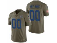Youth Indianapolis Colts Olive 2017 Salute To Service Custom Jerseys