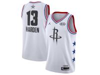 Youth James Harden Houston Rockets Jordan Brand 2019 NBA All-Star Game Finished Swingman Jersey C White