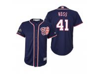 Youth Joe Ross Washington Nationals Navy 2019 World Series Champions Cool Base Jersey