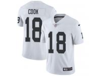 Youth Limited Connor Cook #18 Nike White Road Jersey - NFL Oakland Raiders Vapor Untouchable