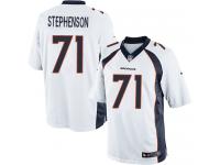 Youth Limited Donald Stephenson White Jersey Road #71 NFL Denver Broncos Nike