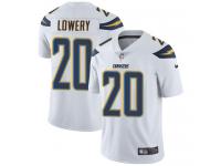 Youth Limited Dwight Lowery #20 Nike White Road Jersey - NFL Los Angeles Chargers Vapor Untouchable