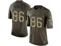 Youth Limited Hunter Henry #86 Nike Green Jersey - NFL Los Angeles Chargers Salute to Service