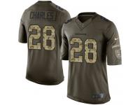 Youth Limited Jamaal Charles #28 Nike Green Jersey - NFL Denver Broncos Salute to Service