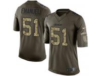 Youth Limited Kyle Emanuel #51 Nike Green Jersey - NFL Los Angeles Chargers Salute to Service