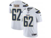 Youth Limited Max Tuerk #62 Nike White Road Jersey - NFL Los Angeles Chargers Vapor Untouchable