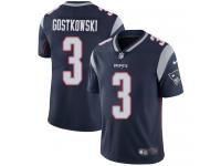 Youth Limited Stephen Gostkowski #3 Nike Navy Blue Home Jersey - NFL New England Patriots Vapor Untouchable