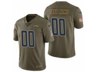 Youth Los Angeles Chargers Olive 2017 Salute To Service Custom Jerseys