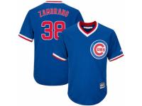 Youth Majestic Chicago Cubs #38 Carlos Zambrano Royal Blue Cooperstown Cool Base MLB Jersey