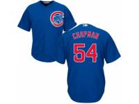 Youth Majestic Chicago Cubs #54 Aroldis Chapman Royal Blue Alternate Cool Base MLB Jersey