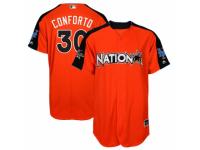 Youth Majestic New York Mets #30 Michael Conforto Orange National League 2017 MLB All-Star MLB Jersey