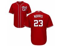 Youth Majestic Washington Nationals #23 Derek Norris Red Alternate 1 Cool Base MLB Jersey