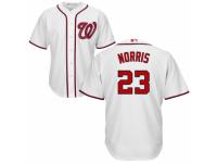 Youth Majestic Washington Nationals #23 Derek Norris White Home Cool Base MLB Jersey
