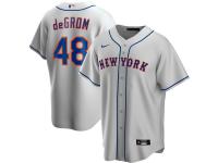 Youth New York Mets Jacob deGrom Nike Gray Road 2020 Player Jersey