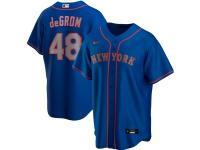 Youth New York Mets Jacob deGrom Nike Royal Alternate Road 2020 Player Jersey