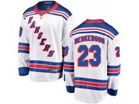 Youth New York Rangers #23 Jeff Beukeboom White Away Breakaway NHL Jersey