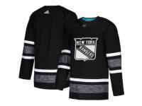 Youth New York Rangers Blank Adidas Black Authentic 2019 All-Star NHL Jersey