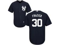 Youth New York Yankees #30 Clint Frazier Majestic Navy Cool Base Jersey