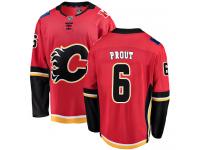 Youth NHL Calgary Flames #6 Dalton Prout Breakaway Home Jersey Red