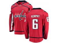 Youth NHL Washington Capitals #6 Michal Kempny Breakaway Home Jersey Red