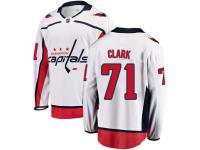 Youth NHL Washington Capitals #71 Kody Clark Breakaway Away Jersey White