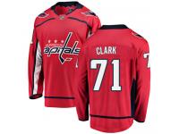 Youth NHL Washington Capitals #71 Kody Clark Breakaway Home Jersey Red