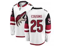 Youth Nick Cousins Breakaway White Away NHL Jersey Arizona Coyotes #25