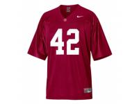 Youth Nike Alabama Crimson Tide #42 Eddie Lacy Red Authentic NCAA Jersey