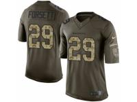 Youth Nike Baltimore Ravens #29 Justin Forsett Limited Green Salute to Service NFL Jersey