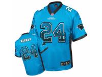 Youth Nike Carolina Panthers #24 Josh Norman Limited Blue Drift Fashion NFL Jersey