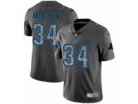 Youth Nike Carolina Panthers #34 Cameron Artis-Payne Gray Static Vapor Untouchable Game NFL Jersey
