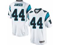 Youth Nike Carolina Panthers #44 J.J. Jansen Limited White NFL Jersey