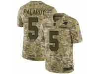 Youth Nike Carolina Panthers #5 Michael Palardy Limited Camo 2018 Salute to Service NFL Jersey