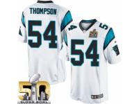 Youth Nike Carolina Panthers #54 Shaq Thompson Limited White Super Bowl L NFL Jersey