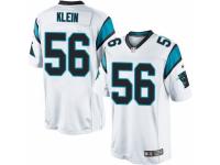 Youth Nike Carolina Panthers #56 A.J. Klein Limited White NFL Jersey